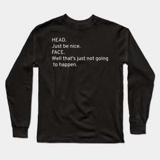 Sarcasm Long Sleeve T-Shirt